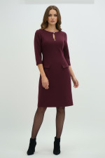 VAGIAS ΓΥΝΑΙΚΕΙΟ ΦΟΡΕΜΑ ΜΕ ΜΑΝΙΚΙΑ ΤΡΟΥΑΚΑΡ PENCIL BURGUNDY 5625-30 VAGIAS ΓΥΝΑΙΚΕΙΟ ΦΟΡΕΜΑ ΜΕ ΜΑΝΙΚΙΑ ΤΡΟΥΑΚΑΡ PENCIL BURGUNDY 5625-30