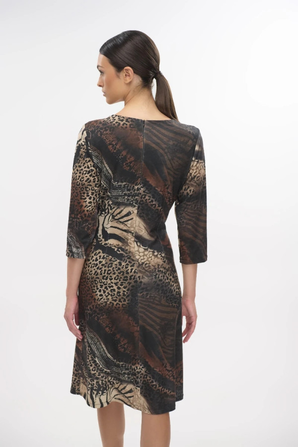 FIBES ΓΥΝΑΙΚΕΙΟ ΦΟΡΕΜΑ MIDI ΠΛΕΚΤΟ ΜΕ ΜΑΝΙΚΙΑ 3/4 ΕΜΠΡΙΜΕ ΜΠΕΖ 05-9335