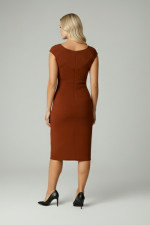 VAGIAS ΓΥΝΑΙΚΕΙΟ MIDI ΦΟΡΕΜΑ ΖΑΠΟΝΕ ΜΕ EXTRA MANIKIA BRICK 9705-20