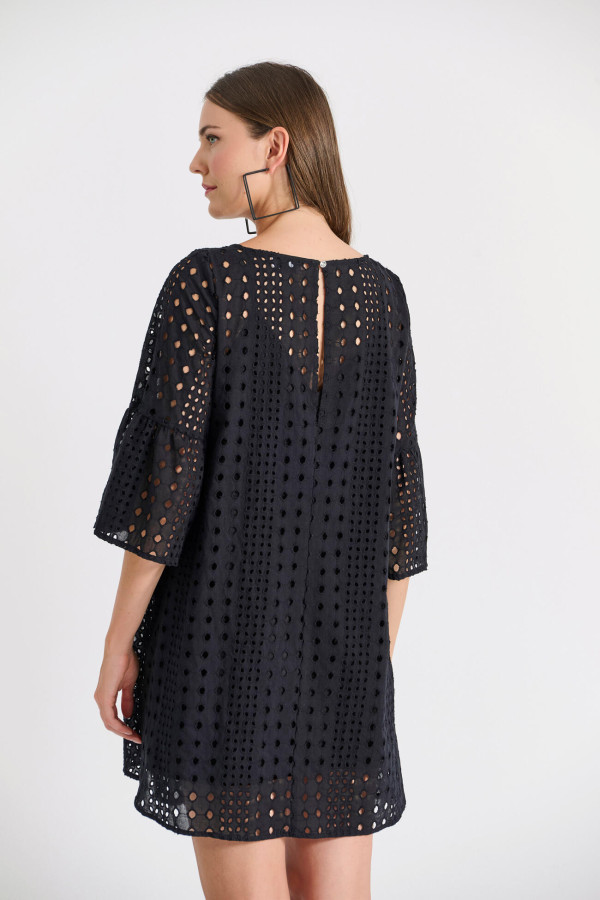 BILL COST ΓΥΝΑΙΚΕΙΟ ΦΟΡΕΜΑ BRODERIE  ΣΕ "Α" ΓΡΑΜΜΗ ΜΑΥΡΟ 10-350468-0