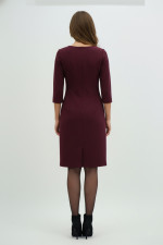VAGIAS ΓΥΝΑΙΚΕΙΟ ΦΟΡΕΜΑ ΜΕ ΜΑΝΙΚΙΑ ΤΡΟΥΑΚΑΡ PENCIL BURGUNDY 5625-30 VAGIAS ΓΥΝΑΙΚΕΙΟ ΦΟΡΕΜΑ ΜΕ ΜΑΝΙΚΙΑ ΤΡΟΥΑΚΑΡ PENCIL BURGUNDY 5625-30