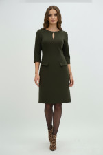 VAGIAS ΓΥΝΑΙΚΕΙΟ ΦΟΡΕΜΑ ΜΕ ΜΑΝΙΚΙΑ ΤΡΟΥΑΚΑΡ PENCIL ΧΑΚΙ 5625-30 VAGIAS ΓΥΝΑΙΚΕΙΟ ΦΟΡΕΜΑ ΜΕ ΜΑΝΙΚΙΑ ΤΡΟΥΑΚΑΡ PENCIL ΧΑΚΙ 5625-30