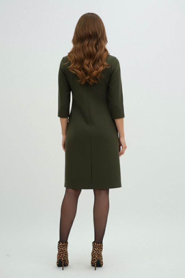 VAGIAS ΓΥΝΑΙΚΕΙΟ ΦΟΡΕΜΑ ΜΕ ΜΑΝΙΚΙΑ ΤΡΟΥΑΚΑΡ PENCIL ΧΑΚΙ 5625-30 VAGIAS ΓΥΝΑΙΚΕΙΟ ΦΟΡΕΜΑ ΜΕ ΜΑΝΙΚΙΑ ΤΡΟΥΑΚΑΡ PENCIL ΧΑΚΙ 5625-30