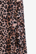 VAGIAS ΓΥΝΑΙΚΕΙΟ ΦΟΡΕΜΑ ΑΜΑΝΙΚΟ ΚΡΟΥΑΖΕ ANIMAL PRINT ΚΑΦΕ 5759-127