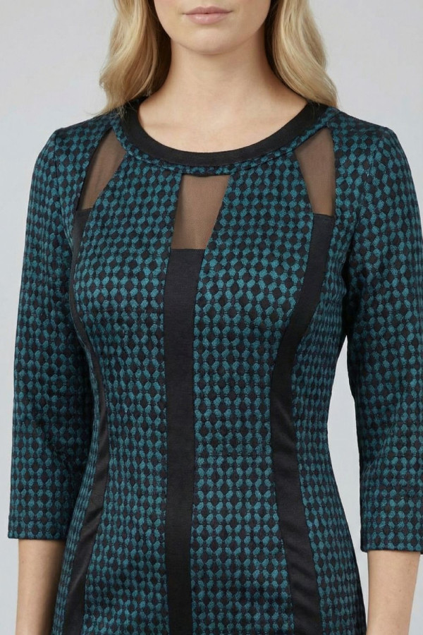 VAGIAS ΓΥΝΑΙΚΕΙΟ ΦΟΡΕΜΑ ΜΕ ΜΑΝΙΚΙΑ 3/4 ΕΜΠΡΙΜΕ ΠΕΤΡΟΛ 5666-54