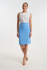 Γυναικεία φούστα σιελ Fibes pencil σε κρεπ ελαστικό 04-8105