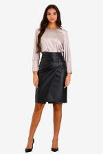 DERPOULI ΓΥΝΑΙΚΕΙΑ MIDI ΦΟΥΣΤΑ ΔΕΡΜΑΤΙΝΗΣ ΜΑΥΡΗ 1.19.39-50733 DERPOULI ΓΥΝΑΙΚΕΙΑ MIDI ΦΟΥΣΤΑ ΔΕΡΜΑΤΙΝΗΣ ΜΑΥΡΗ 1.19.39-50733