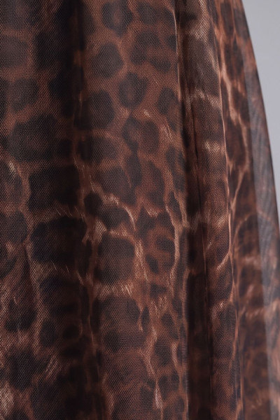 Γυναικεία μακριά φούστα από τούλι με animal print 27927004B