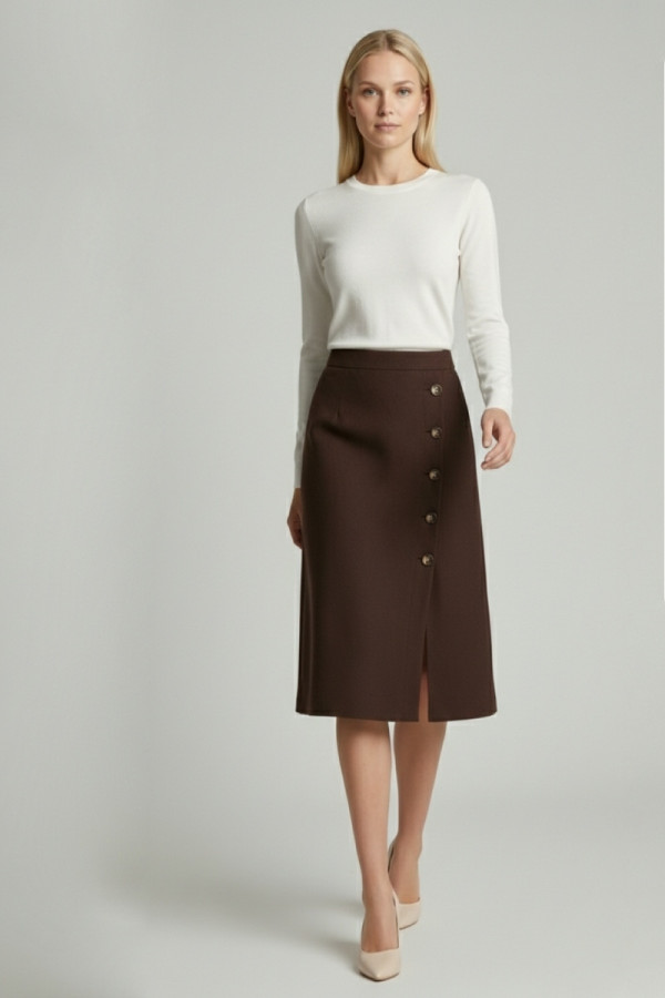 VAGIAS ΓΥΝΑΙΚΕΙΑ ΦΟΥΣΤΑ ΧΗΛΟΜΕΣΗ ΜΕ ΑΝΟΙΓΜΑ ΚΑΙ ΚΟΥΜΠΙΑ ΚΑΦΕ 580-30