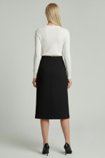 VAGIAS ΓΥΝΑΙΚΕΙΑ ΦΟΥΣΤΑ ΧΗΛΟΜΕΣΗ ΜΕ ΑΝΟΙΓΜΑ ΚΑΙ ΚΟΥΜΠΙΑ ΜΑΥΡΟ 580-30