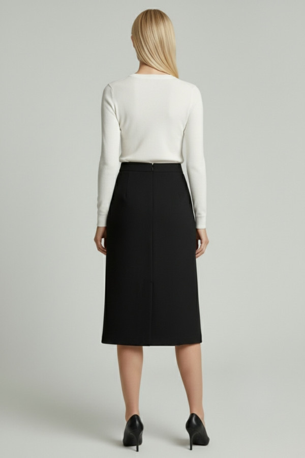 VAGIAS ΓΥΝΑΙΚΕΙΑ ΦΟΥΣΤΑ ΧΗΛΟΜΕΣΗ ΜΕ ΑΝΟΙΓΜΑ ΚΑΙ ΚΟΥΜΠΙΑ ΜΑΥΡΟ 580-30