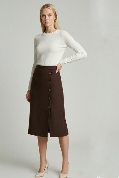 VAGIAS ΓΥΝΑΙΚΕΙΑ ΦΟΥΣΤΑ ΧΗΛΟΜΕΣΗ ΜΕ ΑΝΟΙΓΜΑ ΚΑΙ ΚΟΥΜΠΙΑ ΚΑΦΕ 580-30