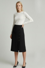 VAGIAS ΓΥΝΑΙΚΕΙΑ ΦΟΥΣΤΑ ΧΗΛΟΜΕΣΗ ΜΕ ΑΝΟΙΓΜΑ ΚΑΙ ΚΟΥΜΠΙΑ ΜΑΥΡΟ 580-30