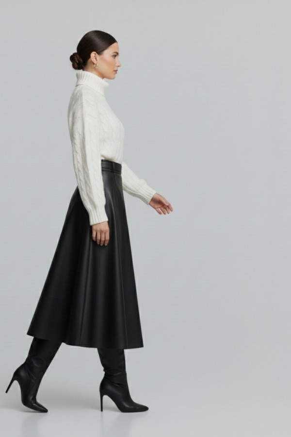 DERPOULI ΓΥΝΑΙΚΕΙΑ ΦΟΥΣΤΑ MIDI ΑΠΟ ΟΙΚΟΛΟΓΙΚΟ ΔΕΡΜΑ ΜΕ ΖΩΝΗ ΜΑΥΡΟ 1.19.39-50784 DERPOULI ΓΥΝΑΙΚΕΙΑ ΦΟΥΣΤΑ MIDI ΑΠΟ ΟΙΚΟΛΟΓΙΚΟ ΔΕΡΜΑ ΜΕ ΖΩΝΗ ΜΑΥΡΟ 1.19.39-50784