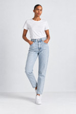 Γυναικείο τζιν Donna Martha mom fit ανοικτό denim 25530 Γυναικείο τζιν Donna Martha mom fit ανοικτό denim 25530