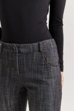 Γυναικείο denim παντελόνι Enzzo μαύρο σε ίσια γραμμή Haven 262094 Γυναικείο denim παντελόνι Enzzo μαύρο σε ίσια γραμμή Haven 262094