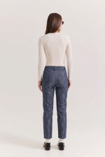 Γυναικείο denim παντελόνι Enzzo μπλε σε ίσια γραμμή Haven 262094