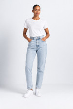 Γυναικείο τζιν Donna Martha mom fit ανοικτό denim 25530 Γυναικείο τζιν Donna Martha mom fit ανοικτό denim 25530