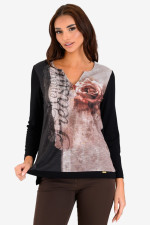 DERPOULI ΓΥΝΑΙΚΕΙΑ ΜΠΛΟΥΖΑ "V" ΜΕ ΨΗΦΙΑΚΟ ΤΥΠΩΜΑ ΜΑΥΡΟ 1.10.39214 DERPOULI ΓΥΝΑΙΚΕΙΑ ΜΠΛΟΥΖΑ "V" ΜΕ ΨΗΦΙΑΚΟ ΤΥΠΩΜΑ ΜΑΥΡΟ 1.10.39214