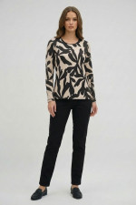 BE COOL ΓΥΝΑΙΚΕΙΑ ΜΠΛΟΥΖΑ ΜΑΚΡΥΜΑΝΙΚΗ ΕΜΠΡΙΜΕ ΜΑΥΡΗ 26-002