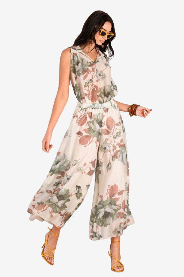 DERPOULI ΓΥΝΑΙΚΕΙΟ ΣΕΤ FLORAL ΦΥΣΤΙΚΙ 50597-50607