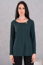 DERPOULI ΓΥΝΑΙΚΕΙΑ ΜΠΛΟΥΖΑ ΜΕ ΑΝΟΙΓΜΑ ΜΑΚΡΥΜΑΝΙΚΗ ΚΥΠΑΡΙΣΣΙ 1.10.39-50707