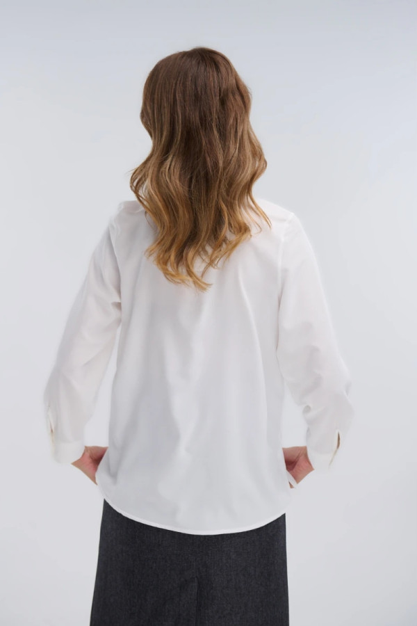 FIBES ΓΥΝΑΙΚΕΙΑ ΜΠΛΟΥΖΑ ΜΑΚΡΥΜΑΝΙΚΗ ΜΕ ΓΙΑΚΑ ΕΚΡΟΥ 03-7247