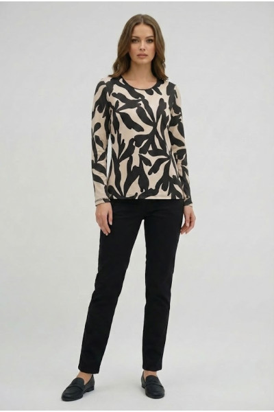 BE COOL ΓΥΝΑΙΚΕΙΑ ΜΠΛΟΥΖΑ ΜΑΚΡΥΜΑΝΙΚΗ ΕΜΠΡΙΜΕ ΜΑΥΡΗ 26-002