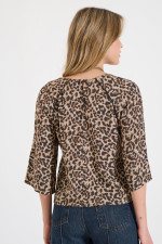BILL COST ΓΥΝΑΙΚΕΙΑ ΜΠΛΟΥΖΑ ANIMAL PRINT "V" ΚΑΦΕ 10-342412-0 BILL COST ΓΥΝΑΙΚΕΙΑ ΜΠΛΟΥΖΑ ANIMAL PRINT "V" ΚΑΦΕ 10-342412-0