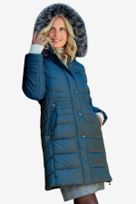 MICROCOAT ΓΥΝΑΙΚΕΙΟ ΜΠΟΥΦΑΝ ΜΑΚΡΥ ΜΕ ΑΠΟΣΠΩΜΕΝΗ ΚΟΥΚΟΥΛΑ ΠΕΤΡΟΛ 253700