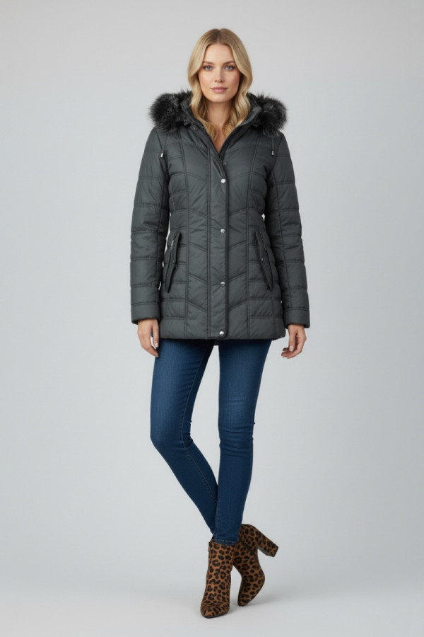 MICROCOAT ΓΥΝΑΙΚΕΙΟ ΜΠΟΥΦΑΝ ΚΑΠΙΤΟΝΕ ΜΕ ΑΠΟΣΠΩΜΕΝΗ ΚΟΥΚΟΥΛΑ ΧΑΚΙ 252401 MICROCOAT ΓΥΝΑΙΚΕΙΟ ΜΠΟΥΦΑΝ ΚΑΠΙΤΟΝΕ ΜΕ ΑΠΟΣΠΩΜΕΝΗ ΚΟΥΚΟΥΛΑ ΧΑΚΙ 252401