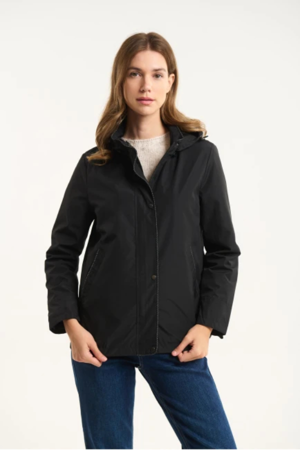 FIBES ΓΥΝΑΙΚΕΙΟ ΕΠΟΧΙΑΚΟ ΜΠΟΥΦΑΝ ΜΕ ΑΠΟΣΠΩΜΕΝΗ ΚΟΥΚΟΥΛΑ ΜΑΥΡΟ 01-6138