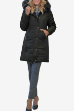 MICROCOAT ΓΥΝΑΙΚΕΙΟ ΜΠΟΥΦΑΝ ΚΑΠΙΤΟΝΕ ΜΕ ΑΠΟΣΠΩΜΕΝΗ ΚΟΥΚΟΥΛΑ ΜΑΥΡΟ 257778