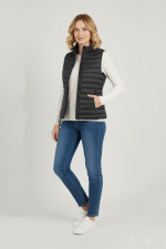 FIBES ΓΥΝΑΙΚΕΙΟ ΑΜΑΝΙΚΟ ΜΠΟΥΦΑΝ PUFFER ΜΑΥΡΟ 01-6140 FIBES ΓΥΝΑΙΚΕΙΟ ΑΜΑΝΙΚΟ ΜΠΟΥΦΑΝ PUFFER ΜΑΥΡΟ 01-6140