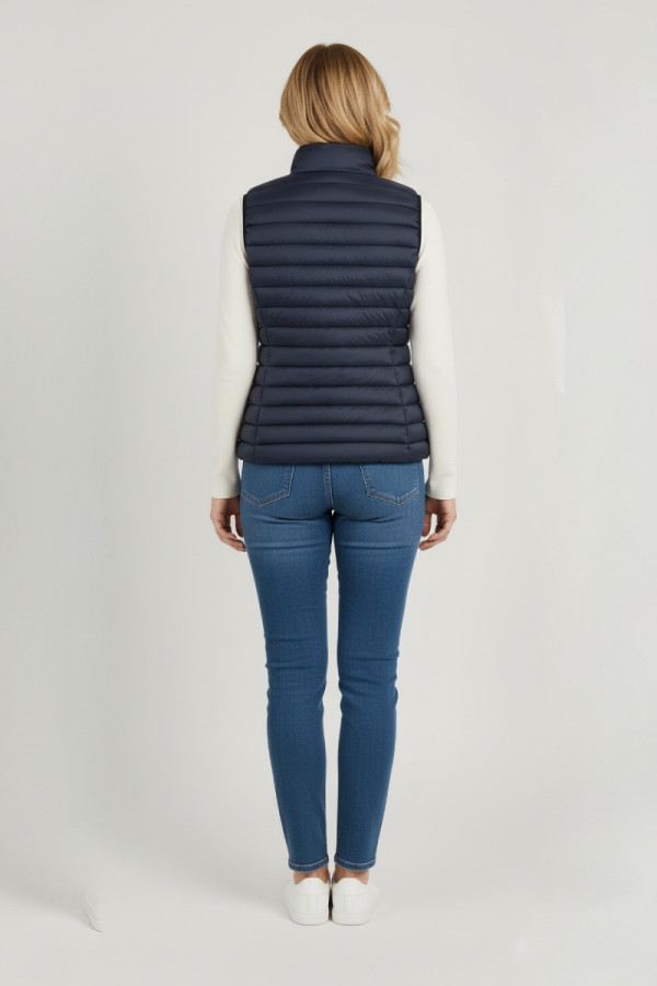 FIBES ΓΥΝΑΙΚΕΙΟ ΑΜΑΝΙΚΟ ΜΠΟΥΦΑΝ PUFFER ΜΠΛΕ 01-6140 FIBES ΓΥΝΑΙΚΕΙΟ ΑΜΑΝΙΚΟ ΜΠΟΥΦΑΝ PUFFER ΜΠΛΕ 01-6140