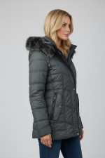 MICROCOAT ΓΥΝΑΙΚΕΙΟ ΜΠΟΥΦΑΝ ΚΑΠΙΤΟΝΕ ΜΕ ΑΠΟΣΠΩΜΕΝΗ ΚΟΥΚΟΥΛΑ ΧΑΚΙ 252401 MICROCOAT ΓΥΝΑΙΚΕΙΟ ΜΠΟΥΦΑΝ ΚΑΠΙΤΟΝΕ ΜΕ ΑΠΟΣΠΩΜΕΝΗ ΚΟΥΚΟΥΛΑ ΧΑΚΙ 252401