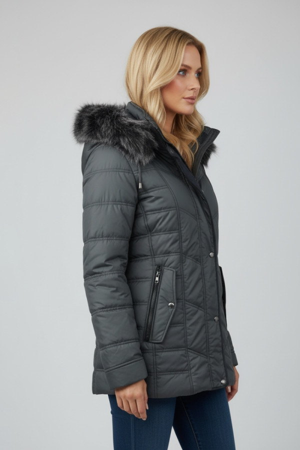 MICROCOAT ΓΥΝΑΙΚΕΙΟ ΜΠΟΥΦΑΝ ΚΑΠΙΤΟΝΕ ΜΕ ΑΠΟΣΠΩΜΕΝΗ ΚΟΥΚΟΥΛΑ ΧΑΚΙ 252401 MICROCOAT ΓΥΝΑΙΚΕΙΟ ΜΠΟΥΦΑΝ ΚΑΠΙΤΟΝΕ ΜΕ ΑΠΟΣΠΩΜΕΝΗ ΚΟΥΚΟΥΛΑ ΧΑΚΙ 252401