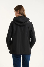 FIBES ΓΥΝΑΙΚΕΙΟ ΕΠΟΧΙΑΚΟ ΜΠΟΥΦΑΝ ΜΕ ΑΠΟΣΠΩΜΕΝΗ ΚΟΥΚΟΥΛΑ ΜΑΥΡΟ 01-6138