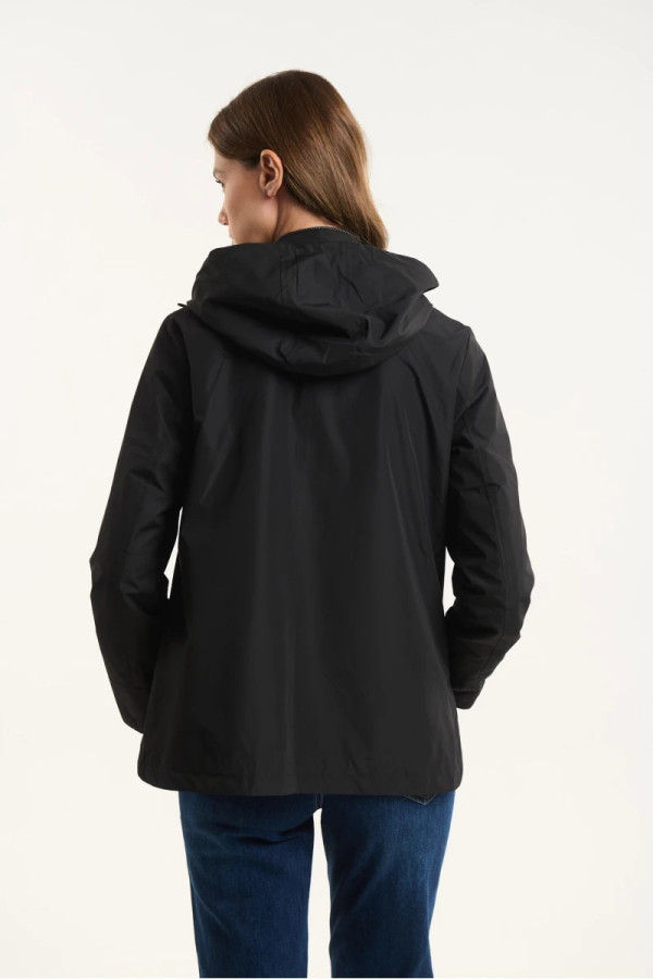 FIBES ΓΥΝΑΙΚΕΙΟ ΕΠΟΧΙΑΚΟ ΜΠΟΥΦΑΝ ΜΕ ΑΠΟΣΠΩΜΕΝΗ ΚΟΥΚΟΥΛΑ ΜΑΥΡΟ 01-6138