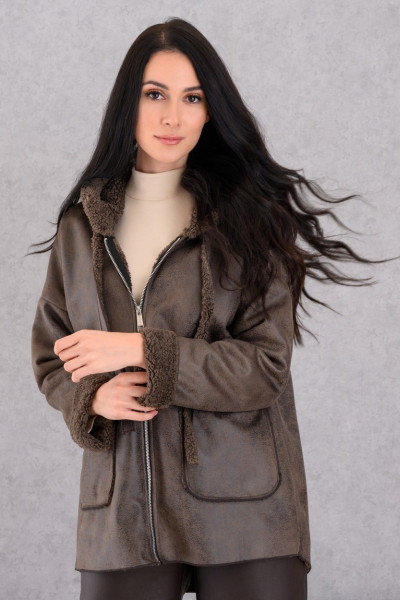 DERPOULI ΓΥΝΑΙΚΕΙΟ ΜΠΟΥΦΑΝ ΜΟΥΤΟΝ ΜΕ ΚΟΥΚΟΥΛΑ ΚΑΦΕ 1.25.39248 DERPOULI ΓΥΝΑΙΚΕΙΟ ΜΠΟΥΦΑΝ ΜΟΥΤΟΝ ΜΕ ΚΟΥΚΟΥΛΑ ΚΑΦΕ 1.25.39248