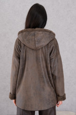 DERPOULI ΓΥΝΑΙΚΕΙΟ ΜΠΟΥΦΑΝ ΜΟΥΤΟΝ ΜΕ ΚΟΥΚΟΥΛΑ ΚΑΦΕ 1.25.39248