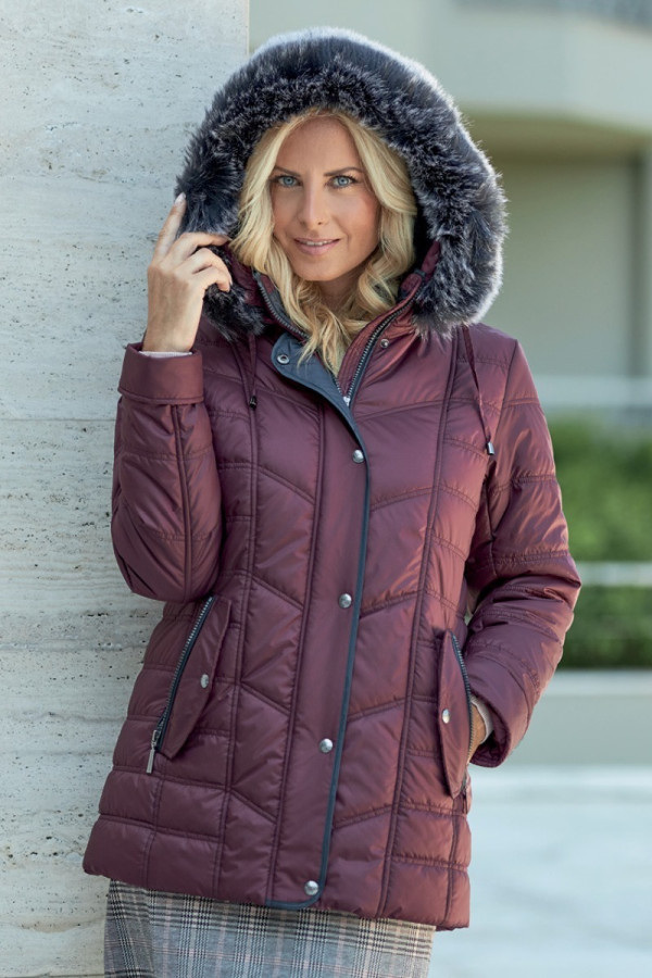 MICROCOAT ΓΥΝΑΙΚΕΙΟ ΜΠΟΥΦΑΝ ΚΑΠΙΤΟΝΕ ΜΕ ΑΠΟΣΠΩΜΕΝΗ ΚΟΥΚΟΥΛΑ BURGUNDY 252401 MICROCOAT ΓΥΝΑΙΚΕΙΟ ΜΠΟΥΦΑΝ ΚΑΠΙΤΟΝΕ ΜΕ ΑΠΟΣΠΩΜΕΝΗ ΚΟΥΚΟΥΛΑ BURGUNDY 252401