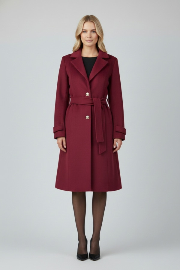 VAGIAS ΓΥΝΑΙΚΕΙΟ ΠΑΛΤΟ ΜΕΣΑΤΟ ΜΕ ΖΩΝΗ ΚΑΙ ΠΕΤΟ ΜΠΟΡΝΤΟ 5866-40 VAGIAS ΓΥΝΑΙΚΕΙΟ ΠΑΛΤΟ ΜΕΣΑΤΟ ΜΕ ΖΩΝΗ ΚΑΙ ΠΕΤΟ ΜΠΟΡΝΤΟ 5866-40