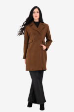 DERPOULI ΓΥΝΑΙΚΕΙΟ ΗΜΙΠΑΛΤΟ ΣΤΑΥΡΩΤΟ ΚΑΦΕ 1.25.39-50721 DERPOULI ΓΥΝΑΙΚΕΙΟ ΗΜΙΠΑΛΤΟ ΣΤΑΥΡΩΤΟ ΚΑΦΕ 1.25.39-50721