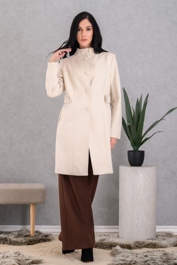 DERPOULI ΓΥΝΑΙΚΕΙΟ ΗΜΙΠΑΛΤΟ ΜΕ ΜΕΑΟ ΓΙΑΚΑ ΒΑΝΙΛΙΑ 1.25.39-50720 DERPOULI ΓΥΝΑΙΚΕΙΟ ΗΜΙΠΑΛΤΟ ΜΕ ΜΕΑΟ ΓΙΑΚΑ ΒΑΝΙΛΙΑ 1.25.39-50720