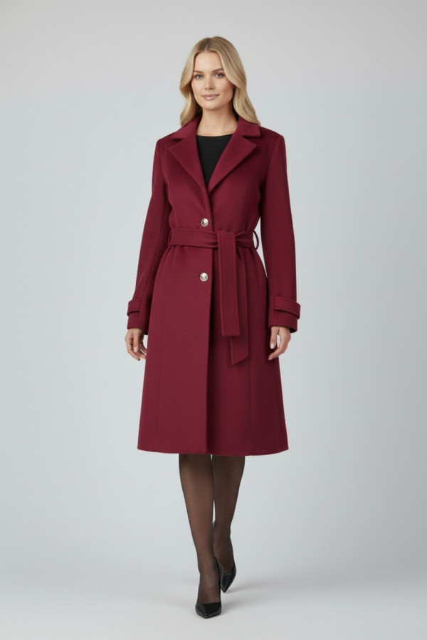 VAGIAS ΓΥΝΑΙΚΕΙΟ ΠΑΛΤΟ ΜΕΣΑΤΟ ΜΕ ΖΩΝΗ ΚΑΙ ΠΕΤΟ ΜΠΟΡΝΤΟ 5866-40 VAGIAS ΓΥΝΑΙΚΕΙΟ ΠΑΛΤΟ ΜΕΣΑΤΟ ΜΕ ΖΩΝΗ ΚΑΙ ΠΕΤΟ ΜΠΟΡΝΤΟ 5866-40