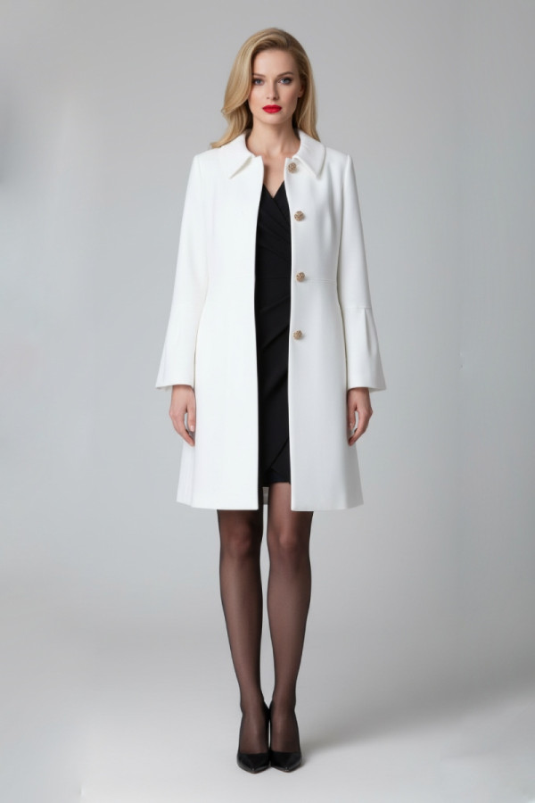 VAGIAS ΓΥΝΑΙΚΕΙΟ ΜΑΝΤΟ ΜΕ ΣΧΕΔΙΟ ΣΤΑ ΜΑΝΙΚΙΑ ΚΡΕΠ ΕΚΡΟΥ 4800-20 VAGIAS ΓΥΝΑΙΚΕΙΟ ΜΑΝΤΟ ΜΕ ΣΧΕΔΙΟ ΣΤΑ ΜΑΝΙΚΙΑ ΚΡΕΠ ΕΚΡΟΥ 4800-20