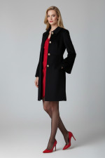 VAGIAS ΓΥΝΑΙΚΕΙΟ ΜΑΝΤΟ ΜΕ ΣΧΕΔΙΟ ΣΤΑ ΜΑΝΙΚΙΑ ΚΡΕΠ ΜΑΥΡΟ 4800-20 VAGIAS ΓΥΝΑΙΚΕΙΟ ΜΑΝΤΟ ΜΕ ΣΧΕΔΙΟ ΣΤΑ ΜΑΝΙΚΙΑ ΚΡΕΠ ΜΑΥΡΟ 4800-20