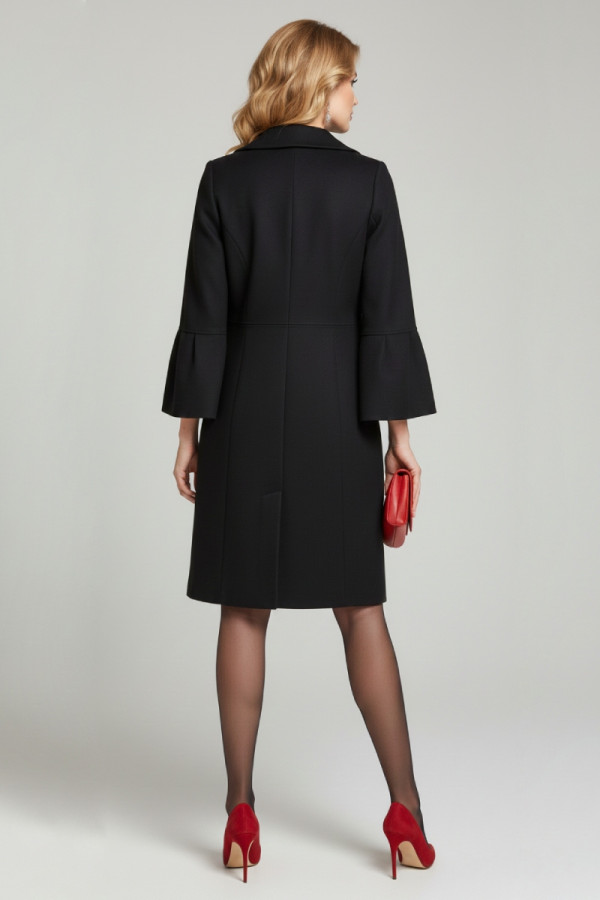 VAGIAS ΓΥΝΑΙΚΕΙΟ ΜΑΝΤΟ ΜΕ ΣΧΕΔΙΟ ΣΤΑ ΜΑΝΙΚΙΑ ΚΡΕΠ ΜΑΥΡΟ 4800-20 VAGIAS ΓΥΝΑΙΚΕΙΟ ΜΑΝΤΟ ΜΕ ΣΧΕΔΙΟ ΣΤΑ ΜΑΝΙΚΙΑ ΚΡΕΠ ΜΑΥΡΟ 4800-20