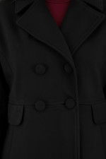 DERPOULI ΓΥΝΑΙΚΕΙΟ ΗΜΙΠΑΛΤΟ ΣΤΑΥΡΩΤΟ ΜΑΥΡΟ 1.25.39-50721 DERPOULI ΓΥΝΑΙΚΕΙΟ ΗΜΙΠΑΛΤΟ ΣΤΑΥΡΩΤΟ ΜΑΥΡΟ 1.25.39-50721